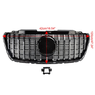 Mercedes Benz Sprinter 2018.2-2023 W907  W910 Griglia paraurti anteriore stile AMG 1500 2500 3500 Griglia nera - 0