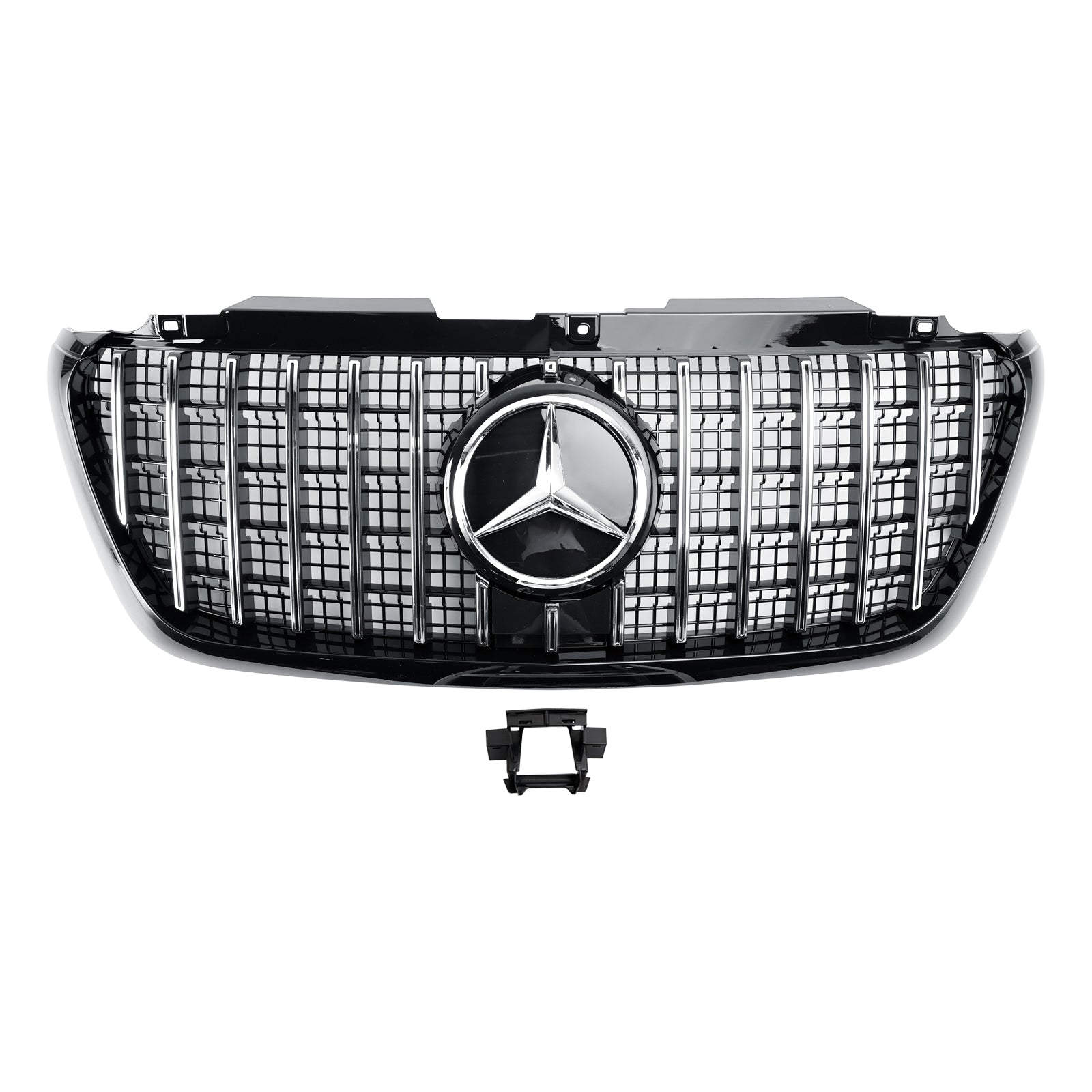 Parrilla delantera para parachoques Mercedes Benz Sprinter W907 W910 2018.2-2023 AMG 1500 2500 3500 Parrilla estilo AMG