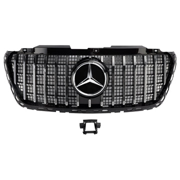 2018.2-2023 Mercedes Benz Sprinter W907 W910 1500 2500 3500 AMG Style Front Bumper Grill Black Grille