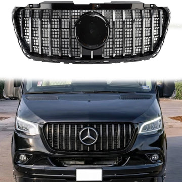 Mercedes-Benz Sprinter (2018.2–2023) W907  W910 1500 2500 3500 AMG Style Frontstoßstangengrill Schwarzer Grill
