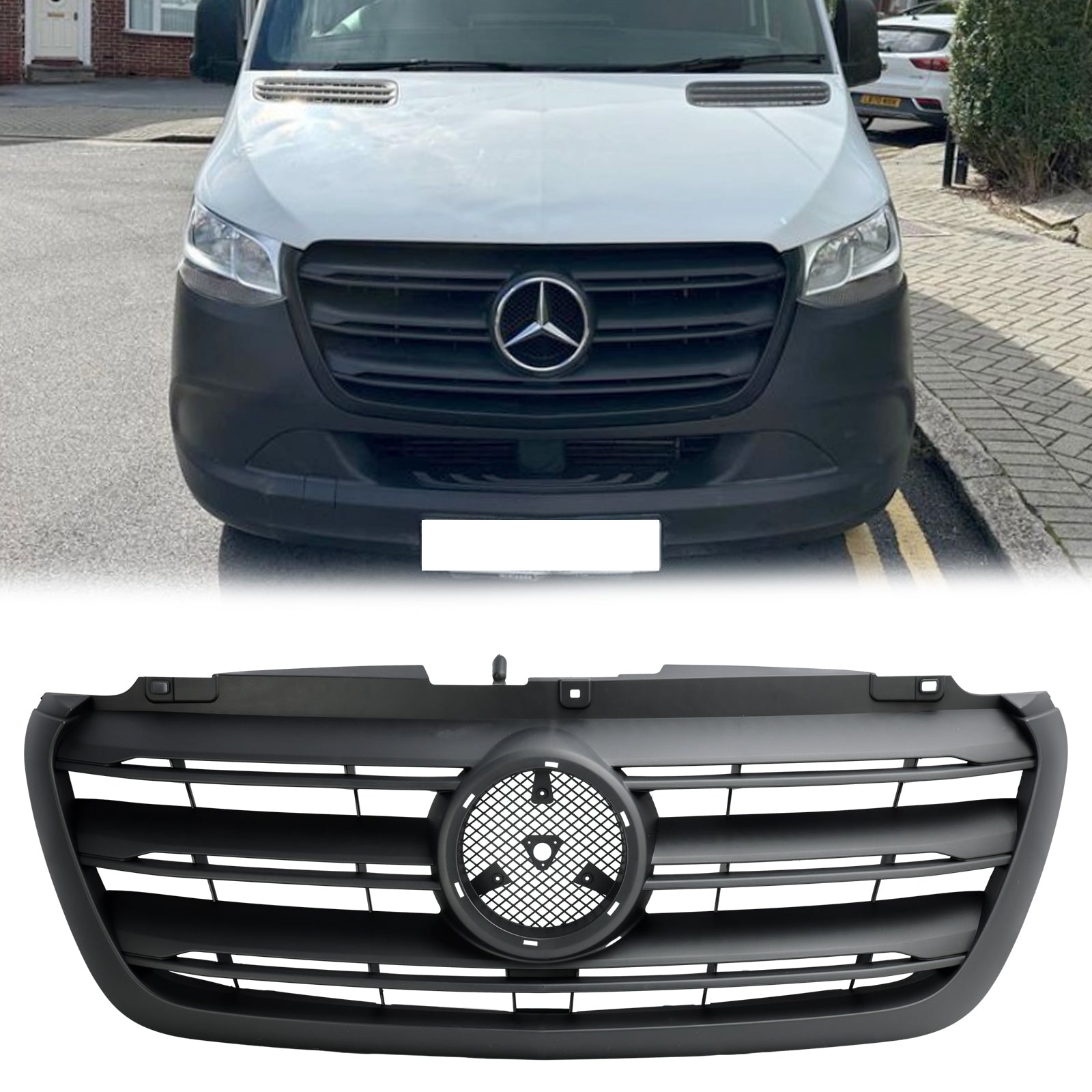 Grille de pare-chocs avant pour Mercedes Benz Sprinter W907 W910 1500 2500 3500 3500XD 2019-2022