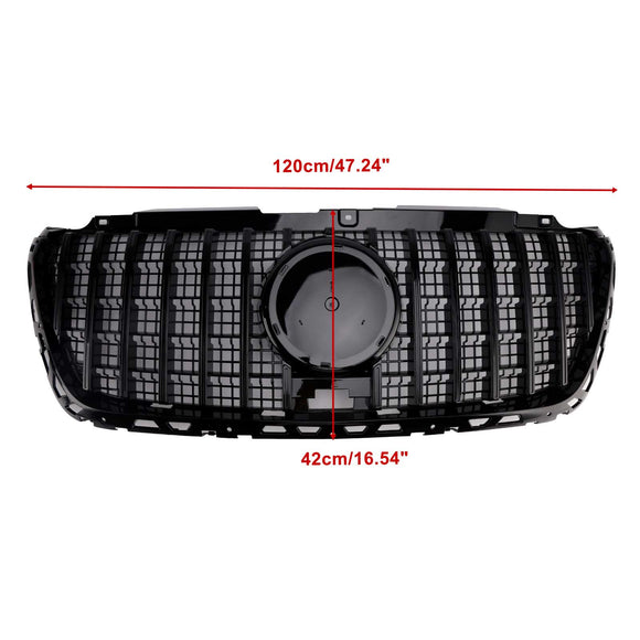 2018.2-2023 Mercedes Benz Sprinter W907 W910 1500 2500 3500 GT Style Front Bumper Grill Black Grille