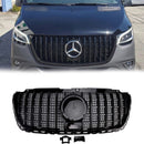 2018.2-2023 Mercedes Benz Sprinter W907 W910 1500 2500 3500 GT Style Front Bumper Grill Black Grille-19