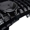 Mercedes Sprinter 2018-2026 W907  W910 Calandre de pare-chocs avant de remplacement style GT, noir brillant, avec cadre noir.-7