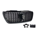 Mercedes Sprinter 2018-2026 W907  W910 Calandre de pare-chocs avant de remplacement style GT, noir brillant, avec cadre noir.-10