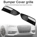 2012-2016 Audi A3 8V Sportback Fog Light Honeycomb Grill Front Bumper Lower Cover Black Grill 8V3807681 8V3807682-11