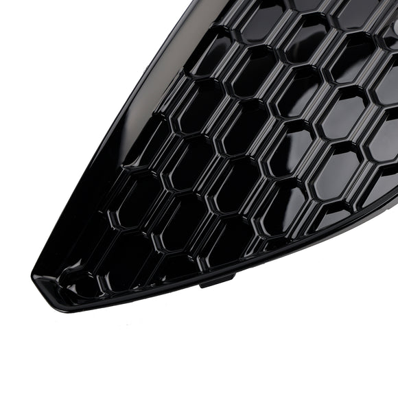 2012-2016 Audi A3 8V Sportback Fog Light Honeycomb Grill Front Bumper Lower Cover Black Grill 8V3807681 8V3807682