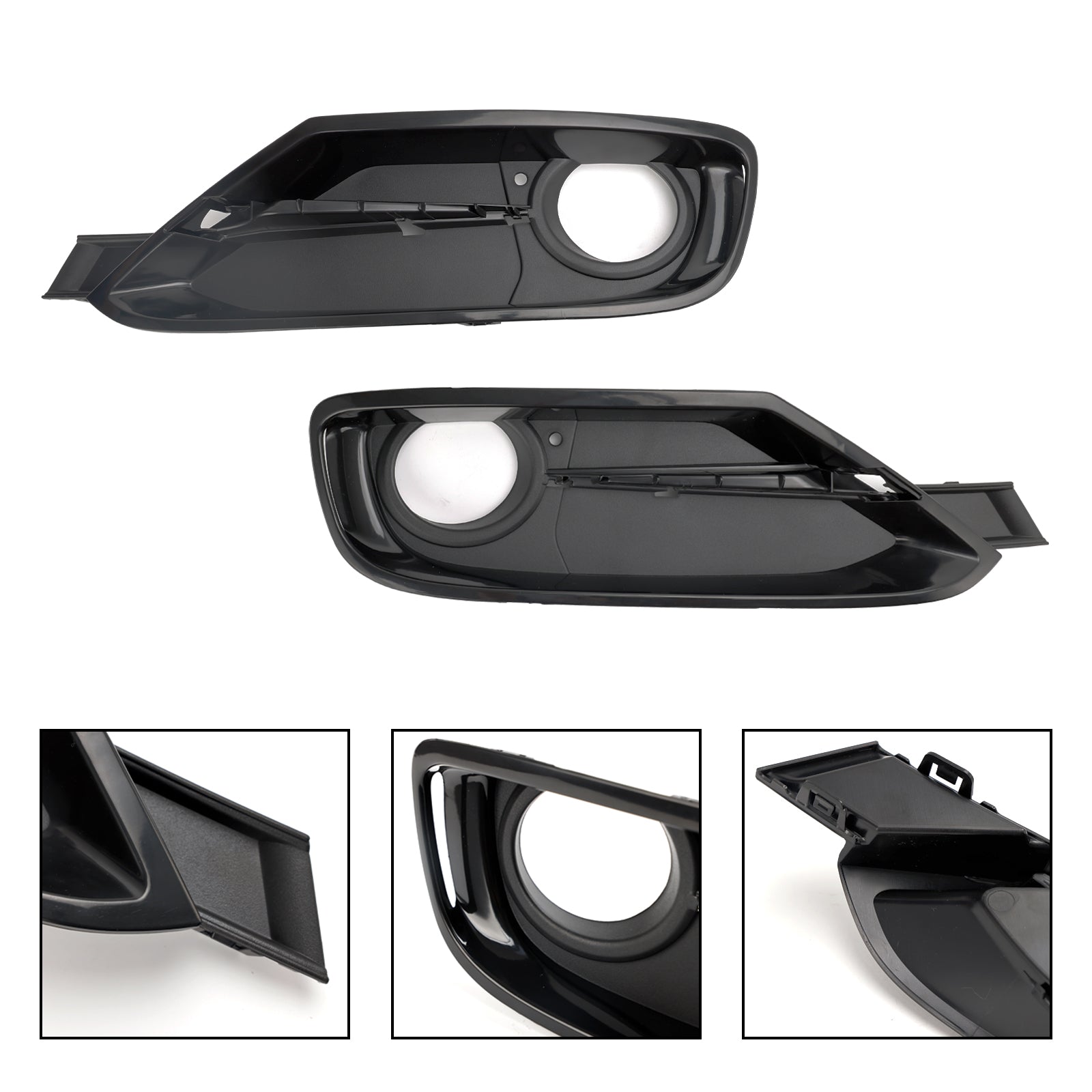 Grille de protection antibrouillard pour pare-chocs avant BMW 2013-2015 draftHybrid Série 3 2 pièces