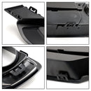 BMW 2013-2015 draftHybrid 3 Series 2PCS Front Bumper Fog Light Grille Covers-5