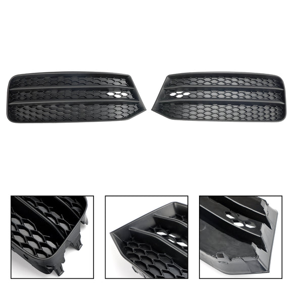 2015-2018 Audi A1 8X Honeycomb Lower Grile Front Bumper Pair Fog Light Cover Grill 8XA807681B 8XA807682B