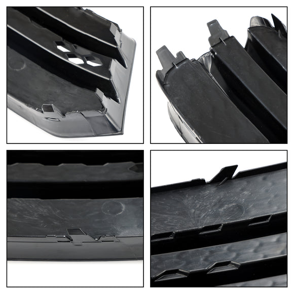 2015-2018 Audi A1 8X Honeycomb Lower Grile Front Bumper Pair Fog Light Cover Grill 8XA807681B 8XA807682B