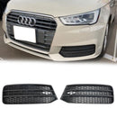 2015-2018 Audi A1 8X 8XA807681B 8XA807682B 2 pièces pare-chocs avant antibrouillard couverture calandre inférieure-1