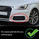 2015-2018 Audi A1 8X 8XA807681B 8XA807682B 2 pièces pare-chocs avant antibrouillard couverture calandre inférieure-2