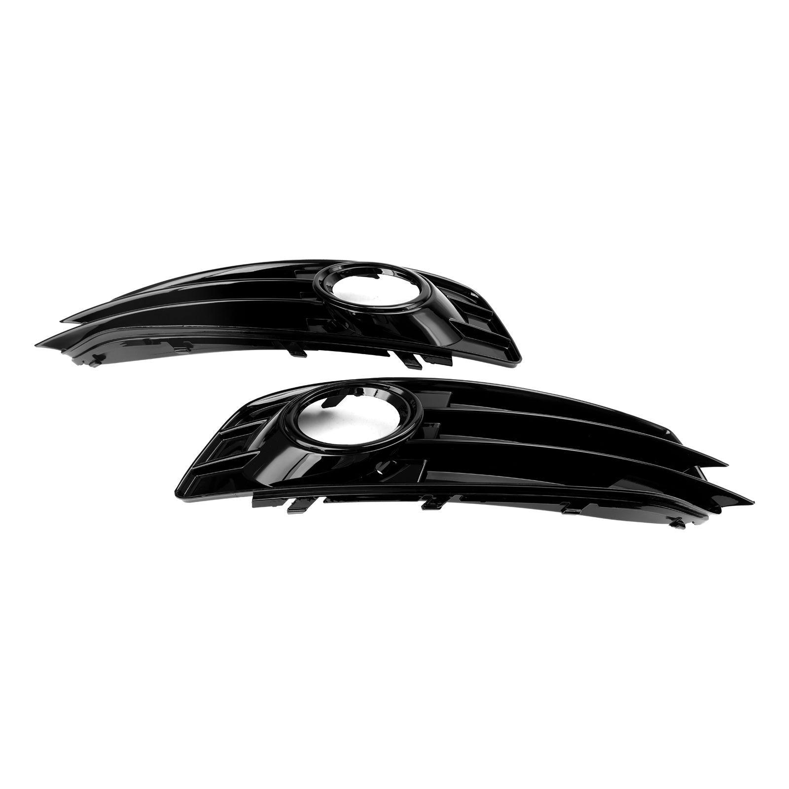 Audi A3 S-Line 8P 2009-2013 Honeycomb Fog Light Grille Front Bumper Lowe Cover Black Grill 8P0807682 8P0807681