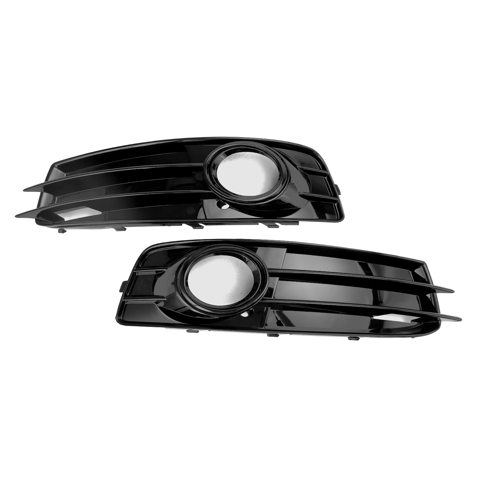 Audi A3 S-Line 8P 2009-2013 Honeycomb Fog Light Grille Front Bumper Lowe Cover Black Grill 8P0807682 8P0807681