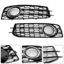 Audi A3 S-Line 8P 2009-2013 Grille de phare antibrouillard en nid d'abeille pare-chocs avant couvercle bas grille noire 8P0807682 8P0807681-21