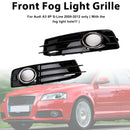 Audi A3 S-Line 8P 2009-2013 Grille de phare antibrouillard en nid d'abeille pare-chocs avant couvercle bas grille noire 8P0807682 8P0807681-27
