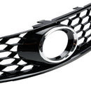 2009–2013 Audi A3 8P Honeycomb Lowe Grill Frontstoßstange Nebelscheinwerfergitter schwarze Abdeckung 8P0807682D 8P0807681D-15