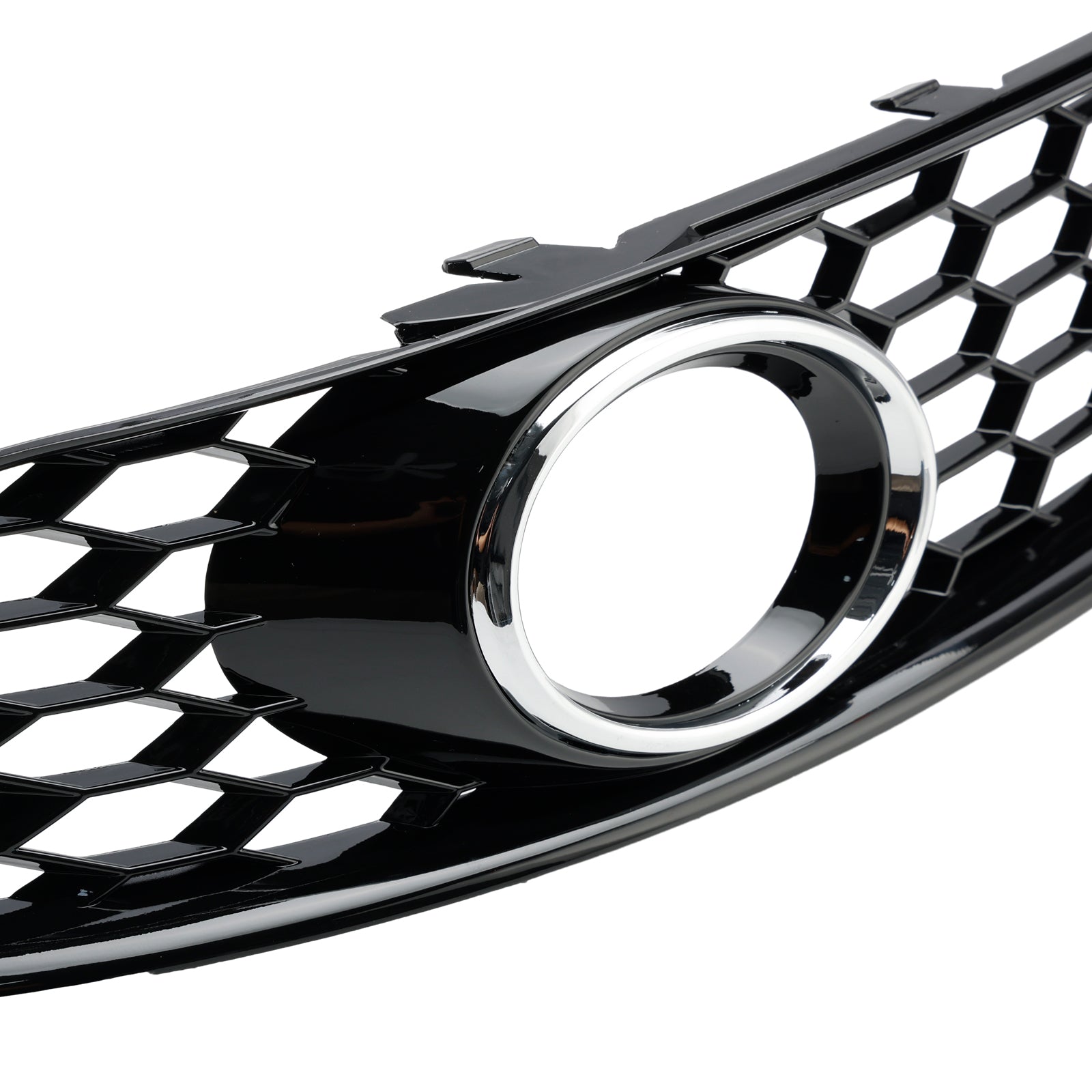 2009-2013 Audi A3 8P Honeycomb Lowe Grill Front Bumper Fog Light Grille Black Cover 8P0807682D 8P0807681D