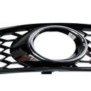 2009–2013 Audi A3 8P Honeycomb Lowe Grill Frontstoßstange Nebelscheinwerfergitter schwarze Abdeckung 8P0807682D 8P0807681D-16