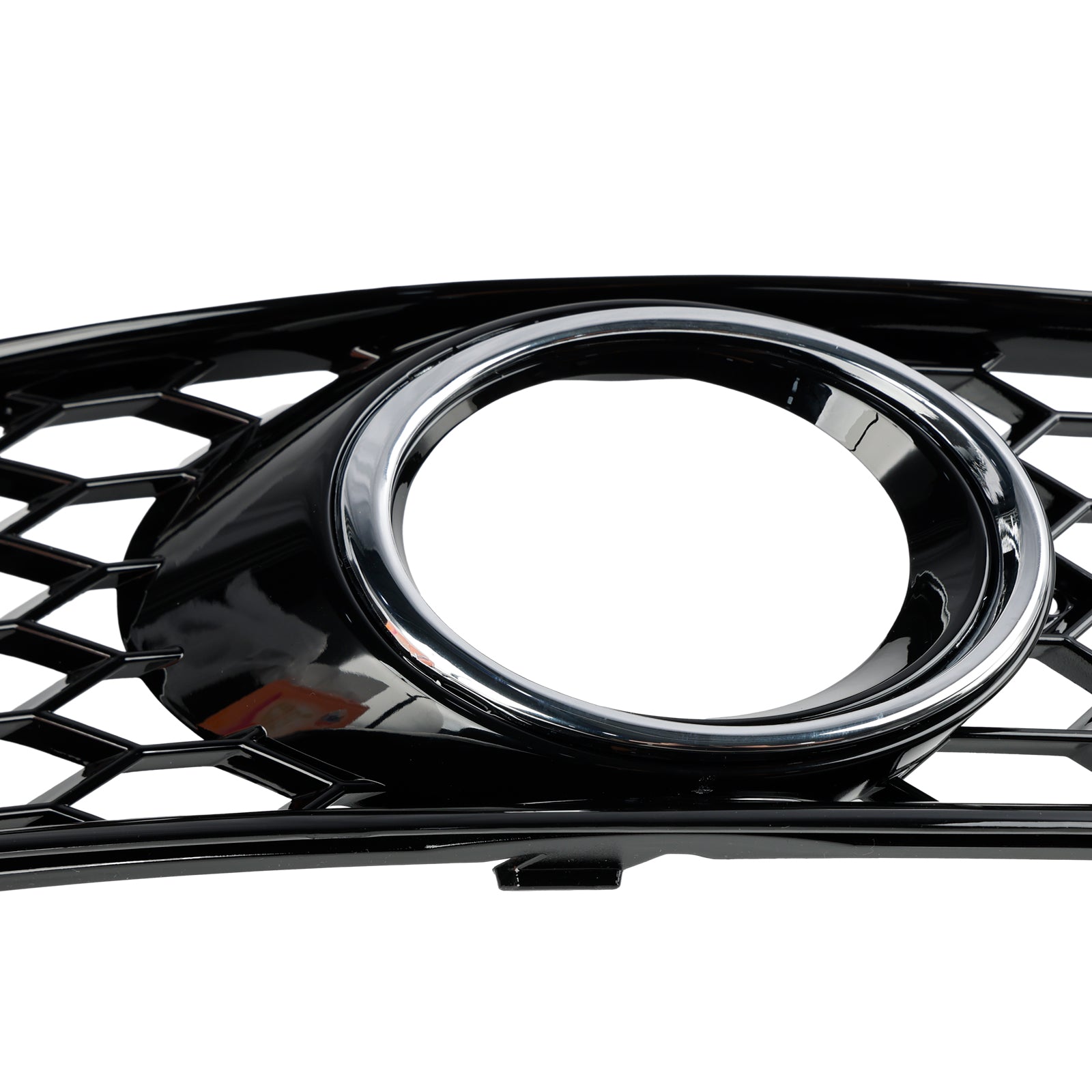 2009-2013 Audi A3 8P Honeycomb Lowe Grill Front Bumper Fog Light Grille Black Cover 8P0807682D 8P0807681D