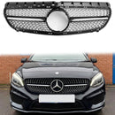 2014.11-2018 Mercedes Benz Klasa B W246 Zamiennik przedniego grilla, zderzaka, grilla w kolorze diamentowej czerni i chromu-3