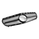 Mercedes-Benz Classe B (2014-2018) W246 Grade dianteira de substituição do para-choque, grade cromada preta diamante.-8