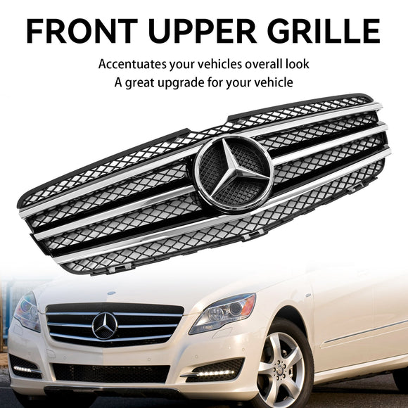 Mercedes-Benz 2010-2013 R-Klasse W251 R300/350/500/320CDI Frontstoßstangengrill Chrom Schwarz Ersatzgrill