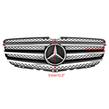 Mercedes-Benz 2010-2013 R-Klasse W251 R300/350/500/320CDI Frontstoßstangengrill Chrom Schwarz Ersatzgrill - 0
