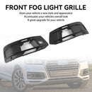 2016-2019 Audi Q7 Standard pare-chocs avant couvercle inférieur gril antibrouillard lunette insert calandre noire-4