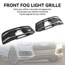 2016-2019 Audi Q7 Standard pare-chocs avant couvercle inférieur gril antibrouillard lunette insert calandre noire-16