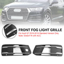2016-2019 Audi Q7 Standard pare-chocs avant couvercle inférieur gril antibrouillard lunette insert calandre noire-17