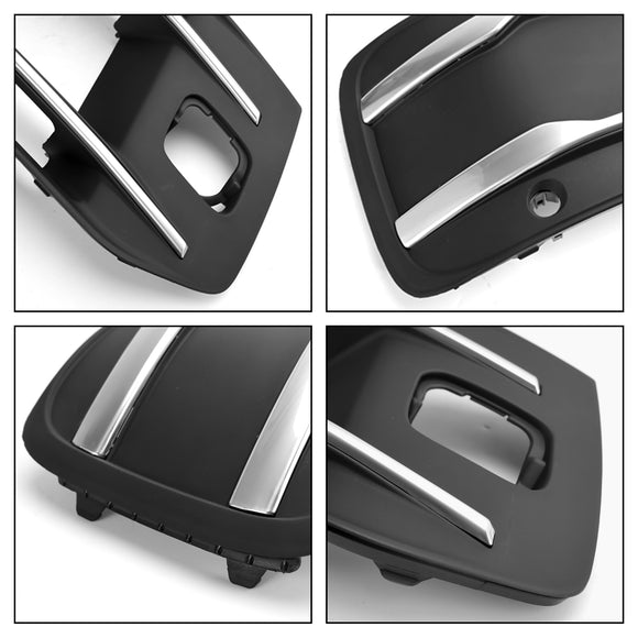 2016-2019 Audi Q7 Standard pare-chocs avant couvercle inférieur gril antibrouillard lunette insert calandre noire