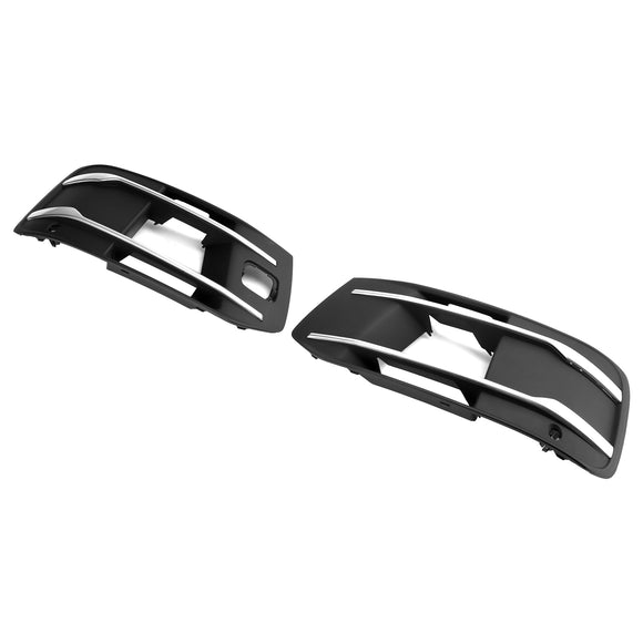 2016-2019 Audi Q7 Standard pare-chocs avant couvercle inférieur gril antibrouillard lunette insert calandre noire