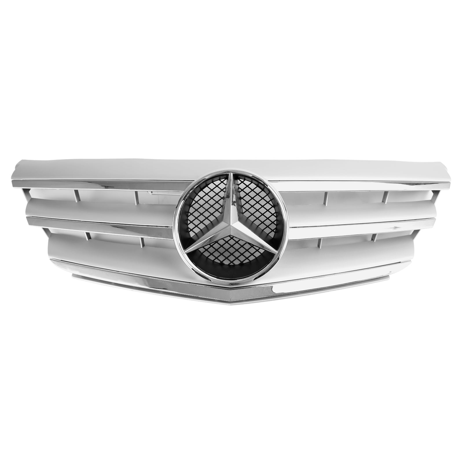 Mercedes-Benz 2009-2011 A-Class W169 A160/180/200 Front Bumper Grille Chrome Gray Replacement Grill