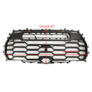 2022-2026 Toyota Tundra TRD PRO Style Front Bumper Grill Matte Black Grille With TOYOTA Letter-2
