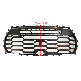 2022-2026 Toyota Tundra TRD PRO Style Front Bumper Grill Matte Black Grille With TOYOTA Letter - 0