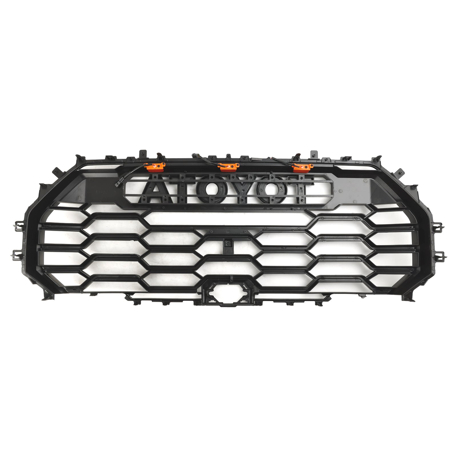 Toyota Tundra 2022-2025 TRD PRO Style Grill Front Bumper Black Grille With LED Light