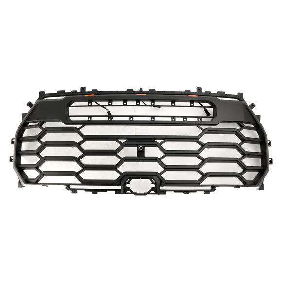 2022-2026 Toyota Tundra TRD PRO Style Front Bumper Grill Matte Black Grille With TOYOTA Letter