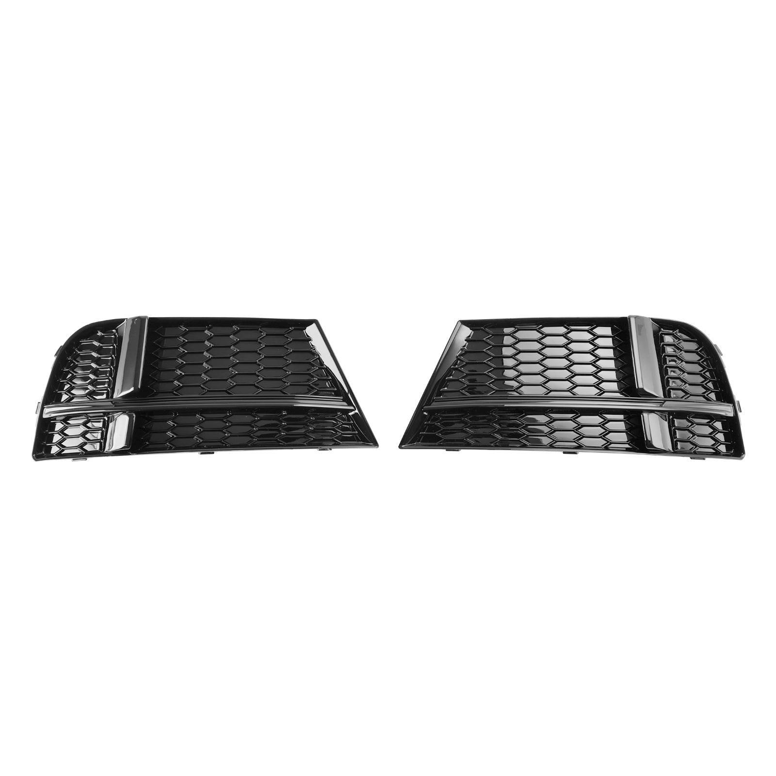 2017–2020 Audi A3 S-Line/S3 8V Honeycomb Lower Grill Front Bumper Fog Light Lower Black Cover Grille 8V3807681AE 8V3807682Q