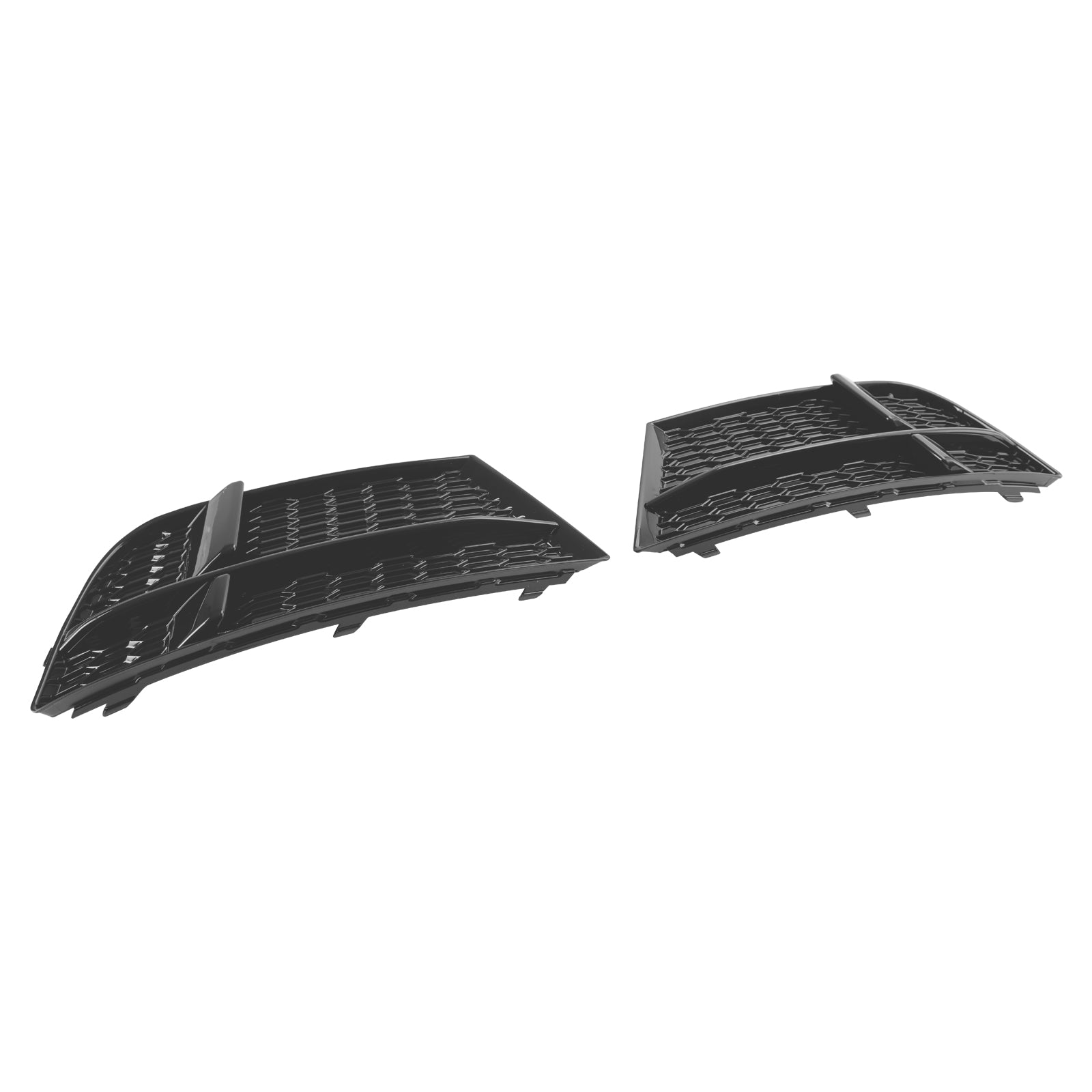2017–2020 Audi A3 S-Line/S3 8V Honeycomb Lower Grill Front Bumper Fog Light Lower Black Cover Grille 8V3807681AE 8V3807682Q