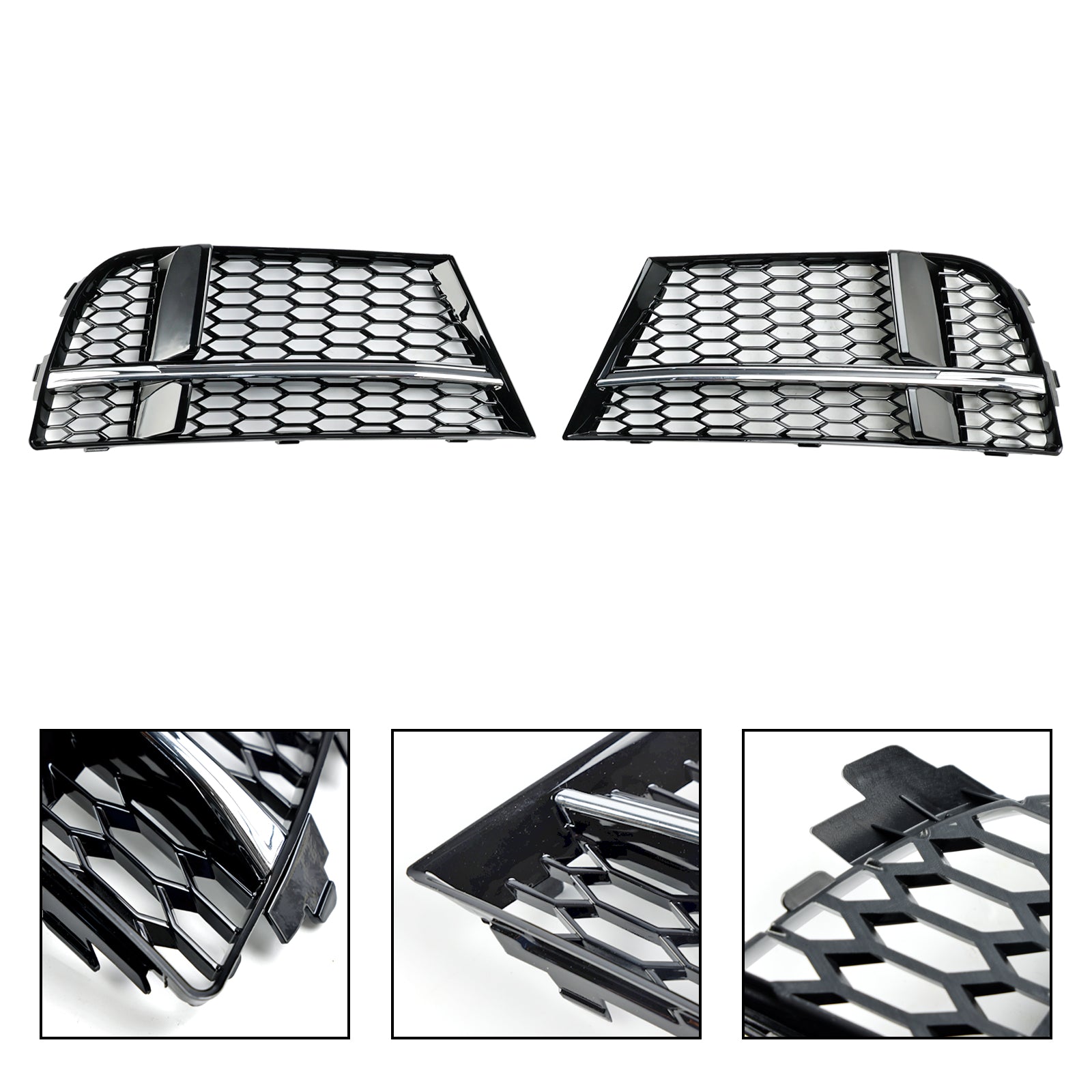 Audi A3 8V S-Line Sedan/Sportback/Convertible 2016.05-2020 Front Fog Light Cover Bezel Grille