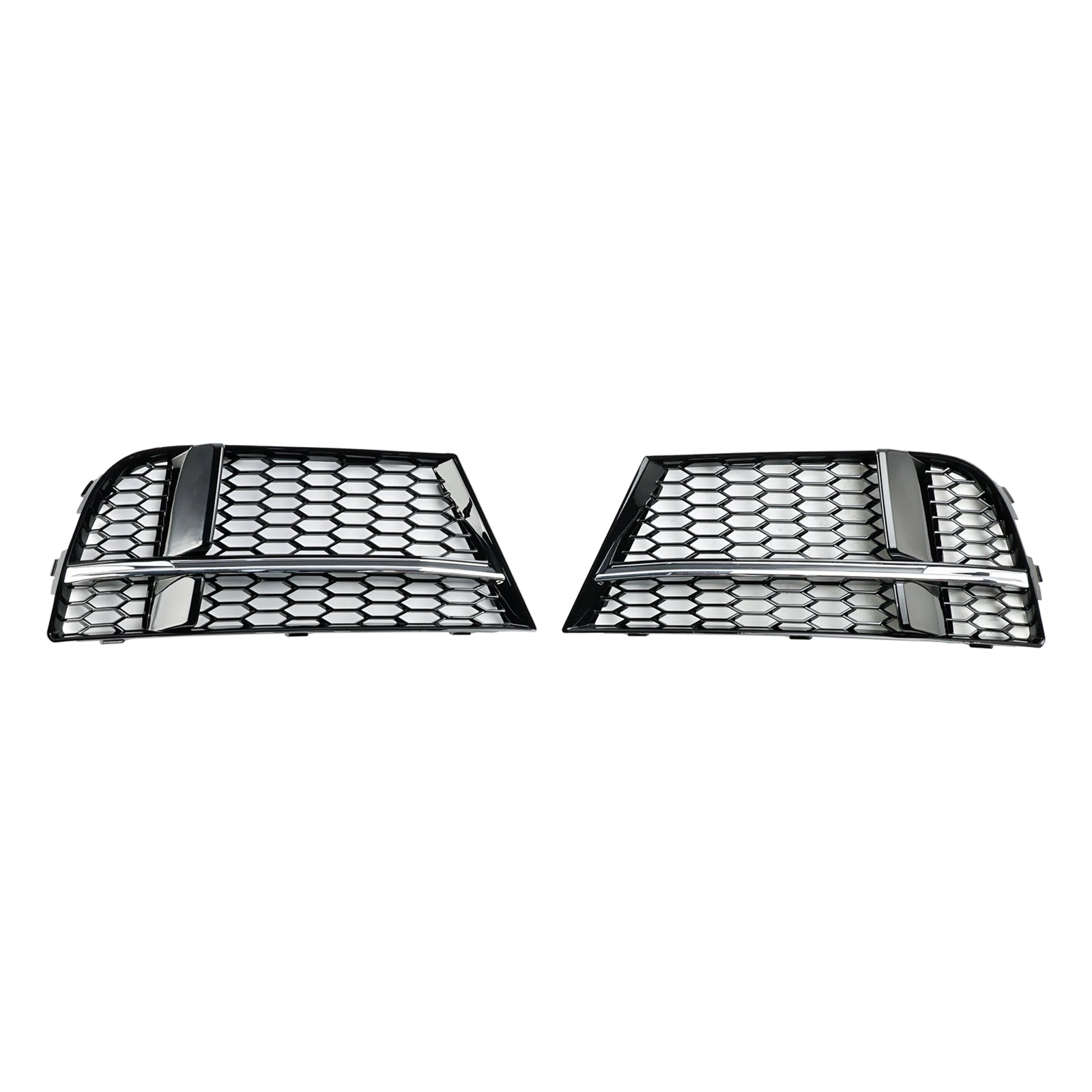 2017–2020 Audi A3 S-Line/S3 8V Honeycomb Lower Grill Front Bumper Fog Light Lower Black Cover Grille 8V3807681AE 8V3807682Q