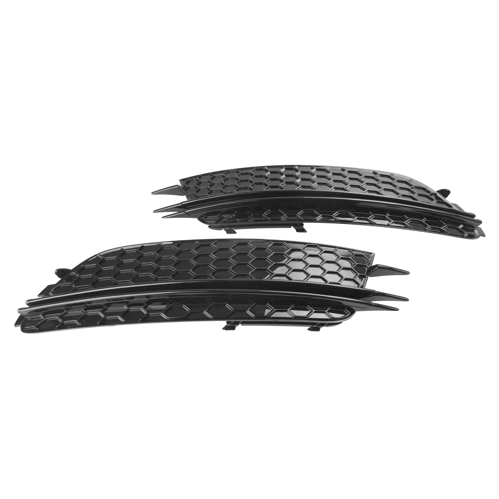 Audi 2012-2015 A6 C7 2 piezas cubierta de luz antiniebla delantera bisel parachoques rejilla