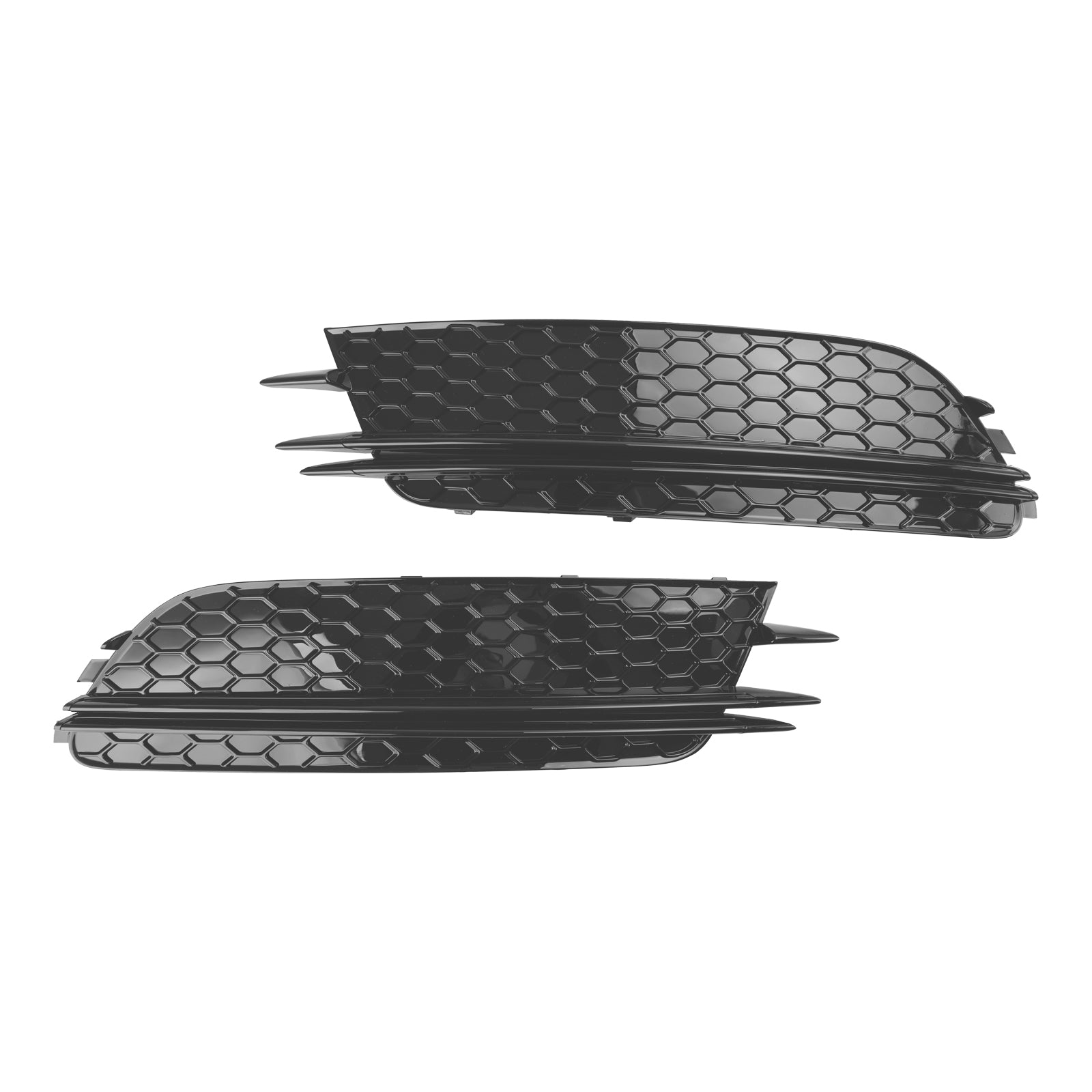 Audi 2012-2015 A6 C7 2 piezas cubierta de luz antiniebla delantera bisel parachoques rejilla