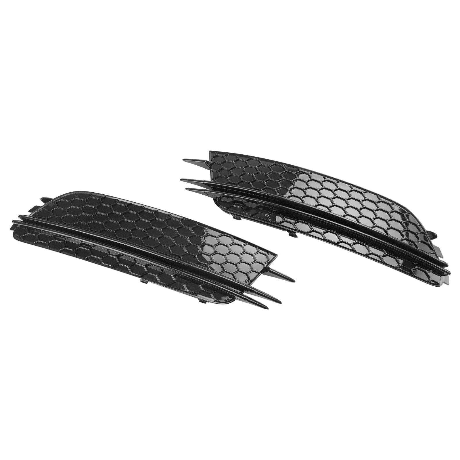 Audi 2012-2015 A6 C7 2 piezas cubierta de luz antiniebla delantera bisel parachoques rejilla