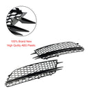 Audi 2012-2015 A6 C7 2PCS Front Fog Light Cover Bezel Black Chrome Grille-36