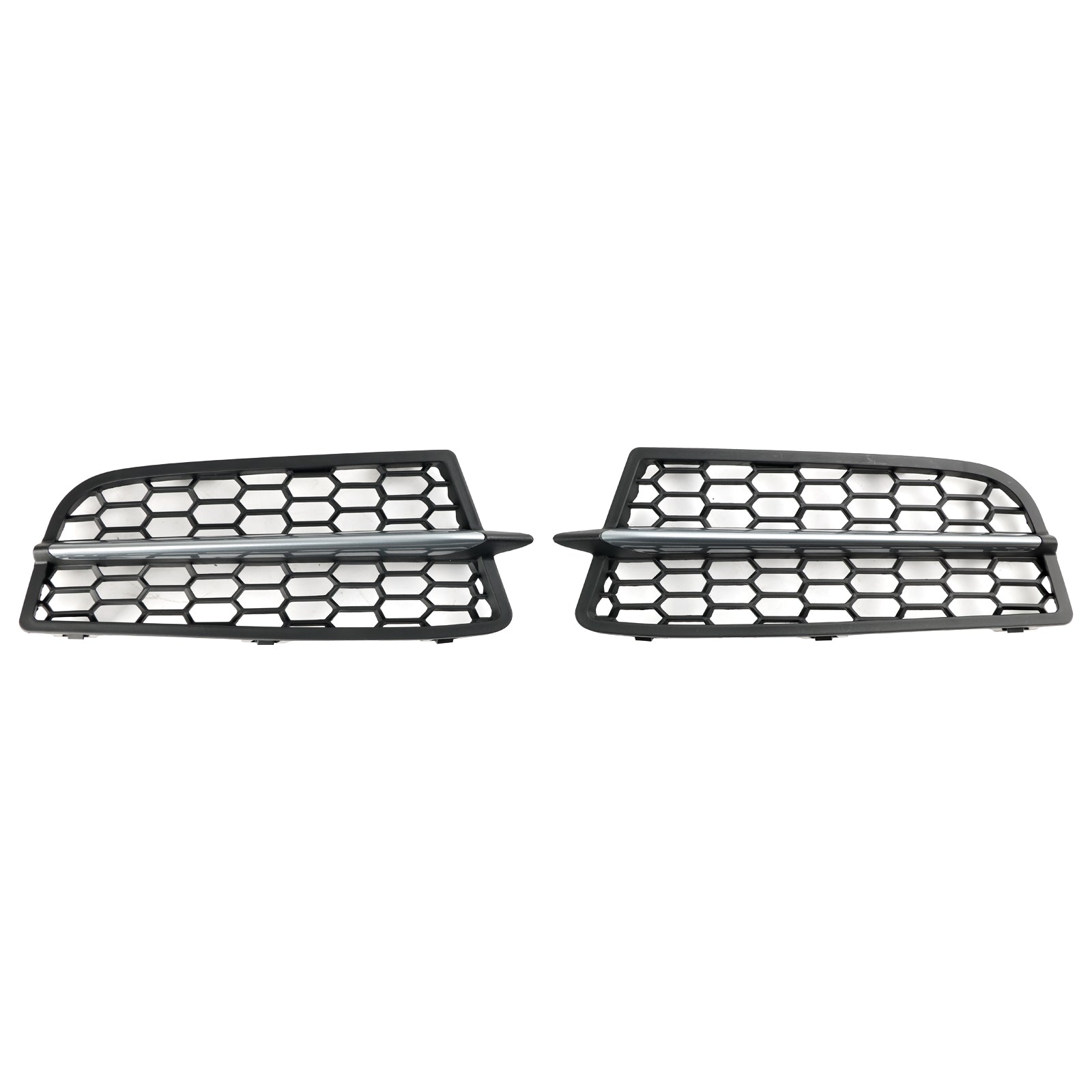 BMW 2011-2015 1-Series F20 F21 M 2PCS Front Bumper Fog Light Cover Bezel Grill Grille