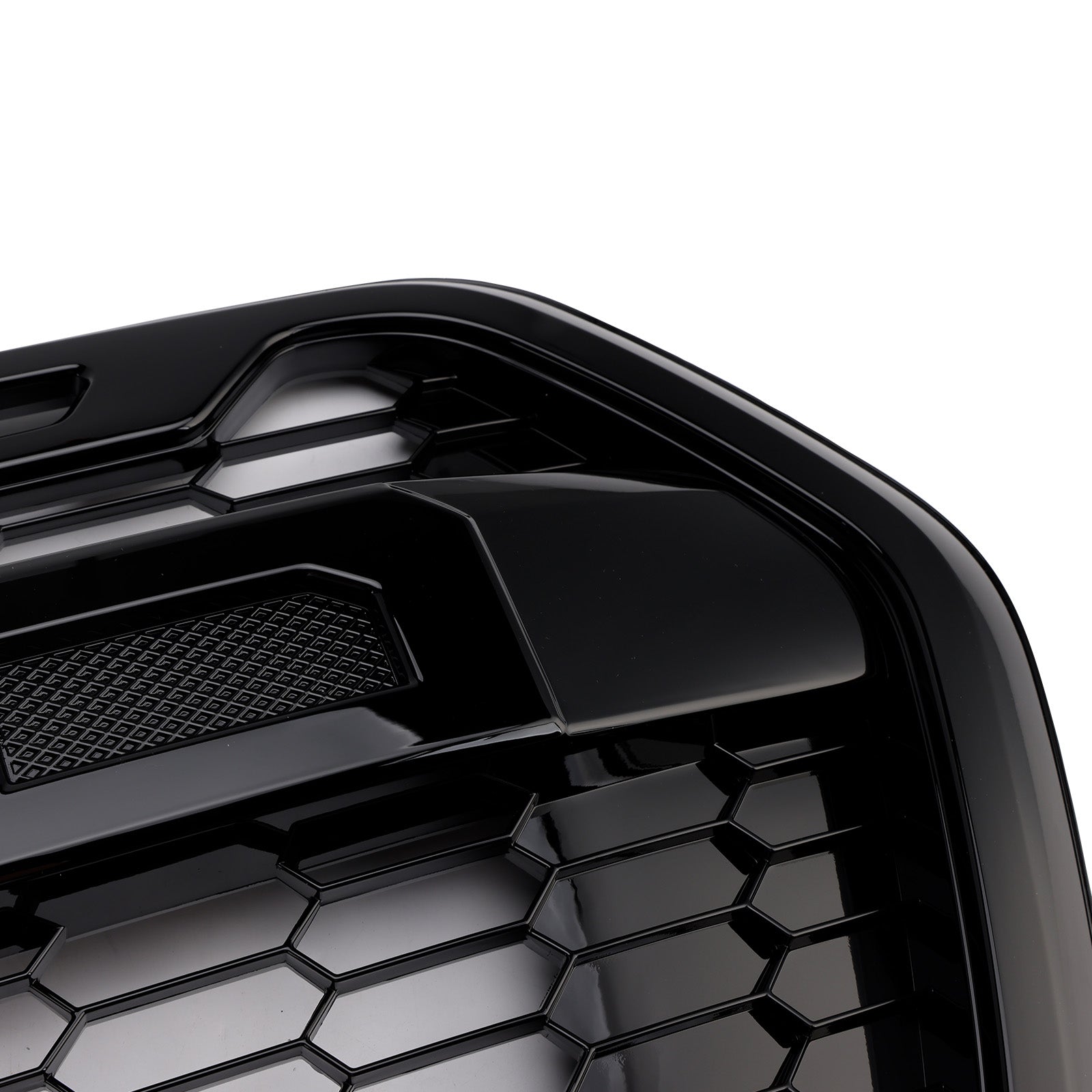 Raptor Grille | Ford Transit Mk8 | 2020-2025 | Mate/negro brillo | Grill de panal del parachoques delantero con letra
