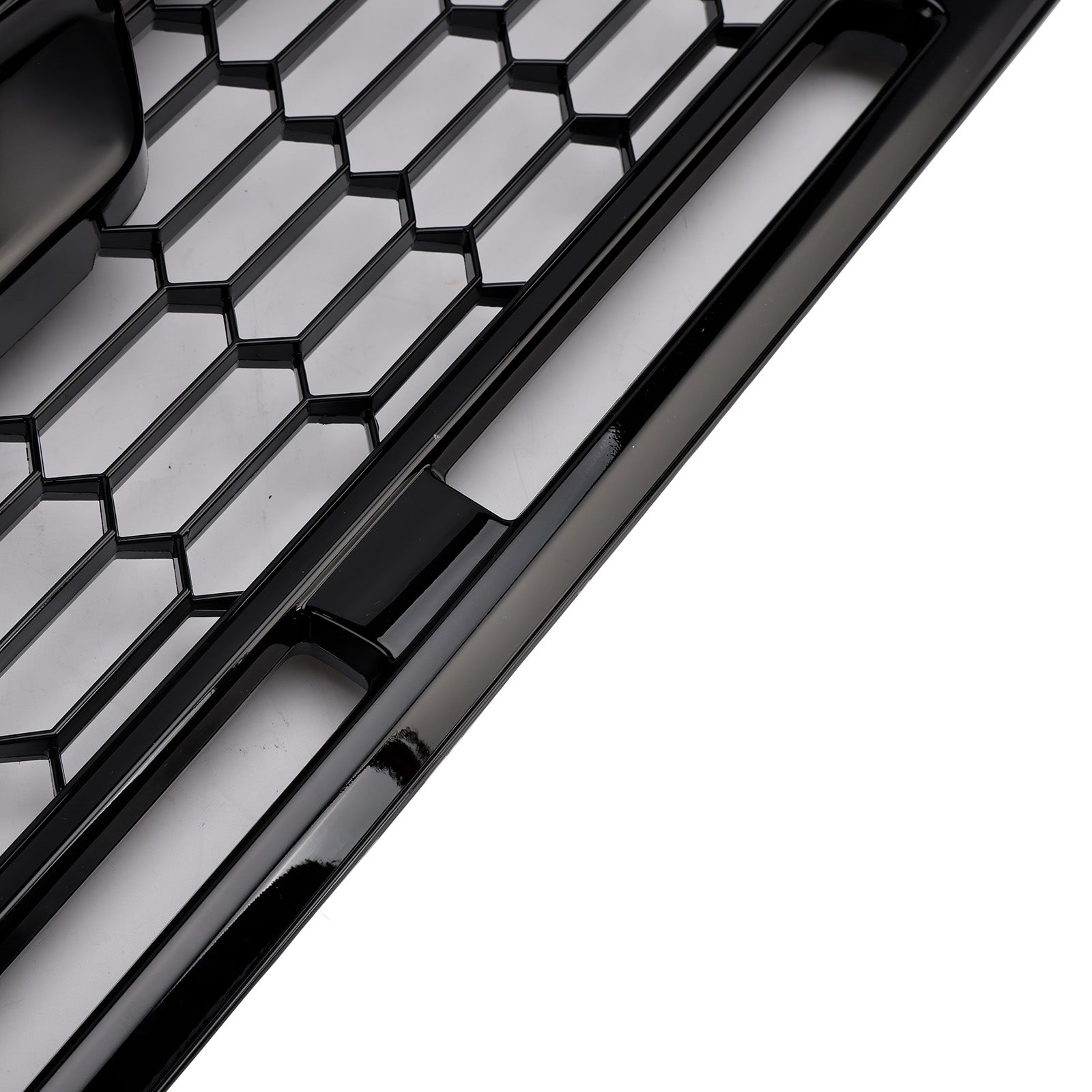Raptor Grille | Ford Transit Mk8 | 2020-2025 | Mate/negro brillo | Grill de panal del parachoques delantero con letra